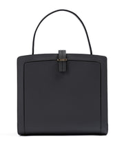 Giada Anthracite Leather Shoulder Bag