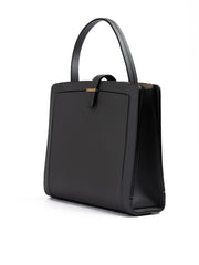 Giada Anthracite Leather Shoulder Bag