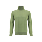 Saint Laurent Green Wool Turtleneck