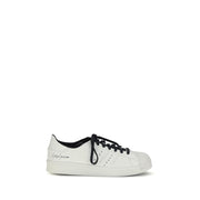Y-3 White Calf Leather Bos Taurus Low Top Sneakers