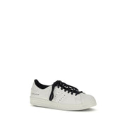 Y-3 White Calf Leather Bos Taurus Low Top Sneakers
