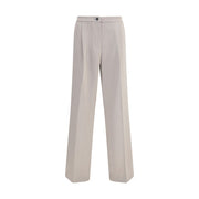 Cruna Beige Polyester Casual Pants