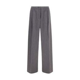 Cruna Gray Polyester Casual Pants