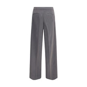 Cruna Gray Polyester Casual Pants