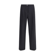 Cruna Black Polyester Casual Pants
