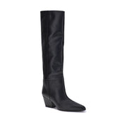 Paris Texas Black Calf Leather Bos Taurus Boots