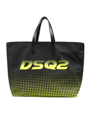 Dsquared² Bicolour Polyester Logo Shopping Bag