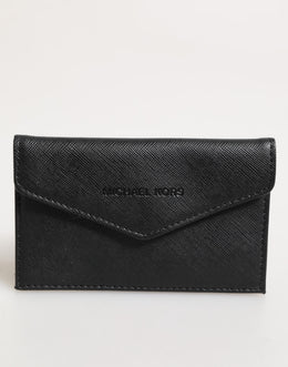 Michael Kors Black Saffiano Leather Envelope Holder Men's Accessory Wallet