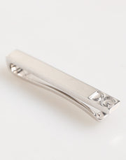 Dolce & Gabbana Silver Tone Brass Logo Branded Men Accessory Tie Clip Bar