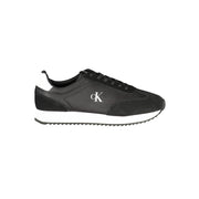 Calvin Klein Black Leather Men Sneaker