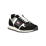 Tommy Hilfiger Black Polyester Sneaker