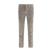 Jacob Cohen Gray Cotton Casual Pants