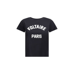 Zadig & Voltaire Black Cotton T-Shirt