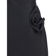 Magda Butrym Black Cotton Cocktail Dress