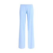 Balenciaga Light Blue Triacetate Casual Pants