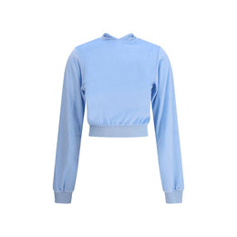 Balenciaga Light Blue Triacetate Top