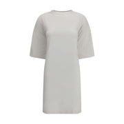Balenciaga White Cotton Casual Dress