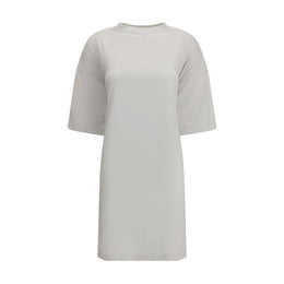 Balenciaga White Cotton Casual Dress