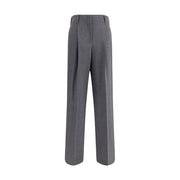 P.A.R.O.S.H. Gray Elastane Casual Pants