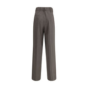 P.A.R.O.S.H. Gray Elastane Dress Pants