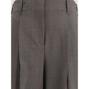 P.A.R.O.S.H. Gray Elastane Dress Pants