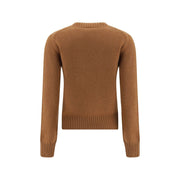 Ami Paris Brown Cashmere Sweatshirt