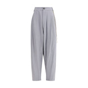 Darkpark Gray Polyester Casual Pants