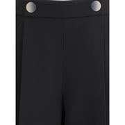 Giorgio Armani Black Silk Casual Pants