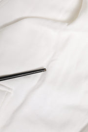 Dolce & Gabbana White Cotton Cargo Bermuda Sweatshorts Shorts