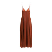 Forte_Forte Orange Silk Casual Dress