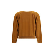 Forte_Forte Brown Fleece Wool Sweatshirt