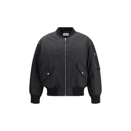 Saint Laurent Black Polyamide Bomber