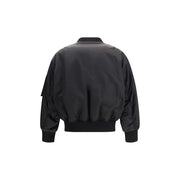 Saint Laurent Black Polyamide Bomber