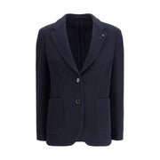 Lardini Blue Wool Blazer