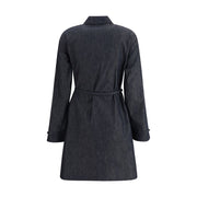 Fendi Blue Cotton Casual Dress