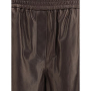 Giorgio Armani Black Leather Pants