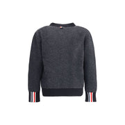 Thom Browne Black Fleece Wool Cardigan
