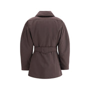 The Andamane Purple Polyester Coat