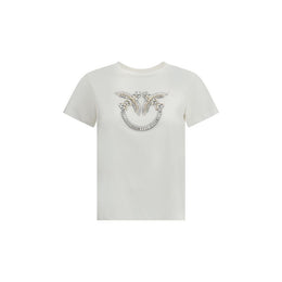 PINKO White Cotton T-Shirt