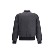 Dolce & Gabbana Gray Cotton Bomber