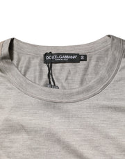 Dolce & Gabbana Beige Hazelnut Cotton Shortsleeve Shirt T-shirt