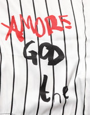 Dolce & Gabbana Tradizione Graffiti Print Oversized Men T-shirt