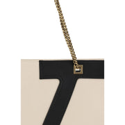 Valentino Garavani Cream Lamb Ovis Aries Aries Shoulder Bag