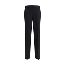 Lardini Black Wool Dress Pants