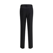 Lardini Black Wool Dress Pants