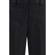 Lardini Black Wool Dress Pants
