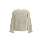 Brunello Cucinelli White Cashmere Cashmere Sweater