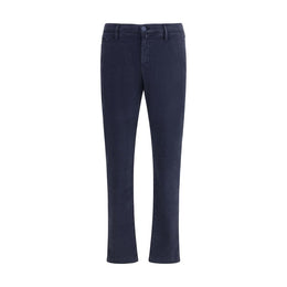 Jacob Cohen Blue Cotton Casual Pants