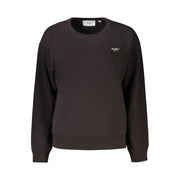 Pepe Jeans Black Cotton Sweatshirt