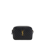 Saint Laurent Black Calf Leather Bos Taurus Shoulder Bag